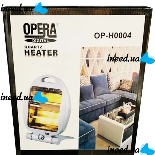 Настольный инфракрасный обогреватель Opera Digital OP-H0004 800W