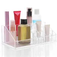 Настольный акриловый органайзер Акриловый Cosmetic Storage Box для косметики и мелочей, Косметический бокс с выдвижными ящиками Прозрачный