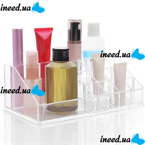 Настольный акриловый органайзер Акриловый Cosmetic Storage Box для косметики и мелочей, Косметический бокс с выдвижными ящиками Прозрачный