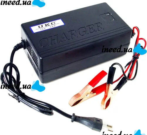 Зарядний пристрій UKC Battery Charger MA - 1205a 12V 5A для зарядки автомобільного акумулятора Зарядка для акумуляторів авто і мото 4 фази MA1205