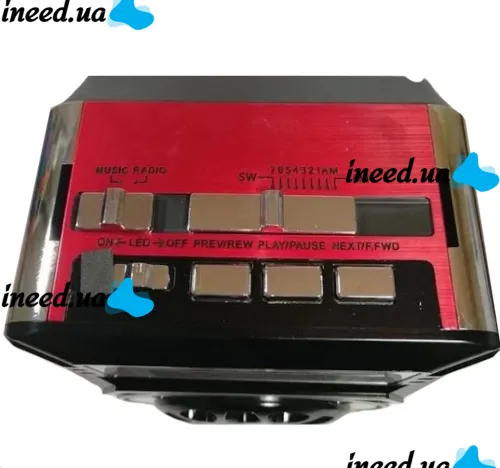 Аккумуляторный радиоприемник Golon RX-9133 с фонариком и встроенным плеером SD, USB, от сети с аккумулятором, FM Радио приемник Колонка на батарейках