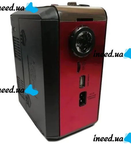 Аккумуляторный радиоприемник Golon RX-9133 с фонариком и встроенным плеером SD, USB, от сети с аккумулятором, FM Радио приемник Колонка на батарейках