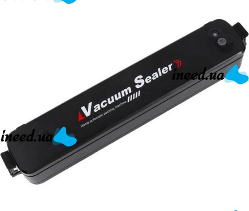Вакуумный упаковщик пакетов New Vacuum Sealer LP-11 автоматический вакууматор, аппарат вакуумайзер для упаковки и хранения еды, продуктов Черный