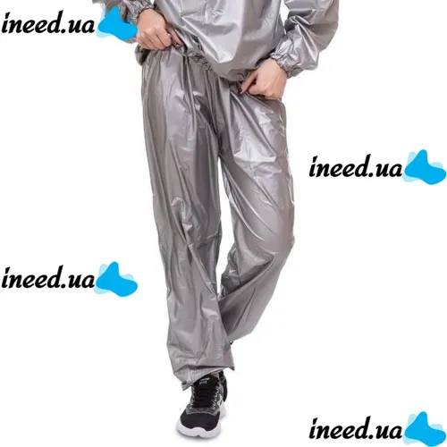 Костюм сауна для похудения Sauna Suit термо костюм Сауна Сьют похудение с эффектом сауны, Костюм-сауна весогонка для сгонки веса жиросжигания Серый