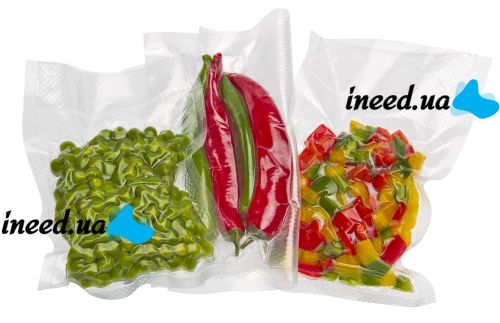 Вакуумные пакеты для вакууматора, вакуумного упаковщика 5 м х 20 см в рулоне, пленка для хранения пищевых продуктов