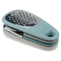 Брелок-органайзер Kitchenware из кухонных принадлежностей 5 предметов, Набор для кухни Терка, открывашка, нож, овощечистка на брелке для кемпинга