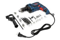 Ударная дрель Bosch GSB 13 RE Professional 600W в кейсе с набором инструментов