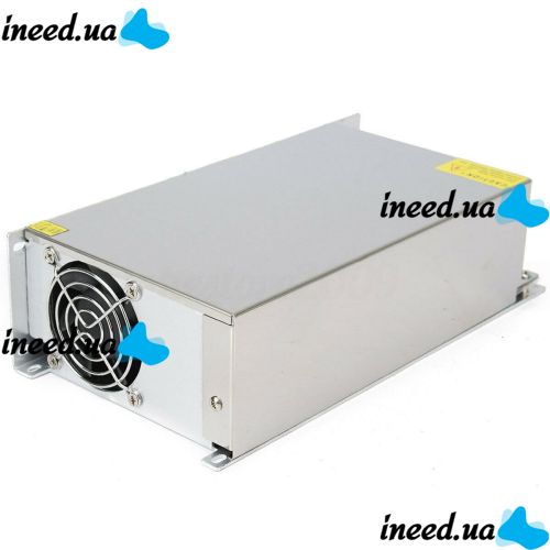 Универсальный блок питания адаптер 12V 50A 600W Brille S-600-12 Metall для SMD светодиодных лент мониторов