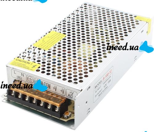 Universal Power Supply Adapter 12V 15A 180W Brille S-180-12 Metall for SMD LED Strip Monitors