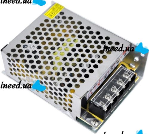 Универсальный блок питания адаптер 12V 5A 60W Brille S-60-12 Metall для SMD светодиодных лент мониторов