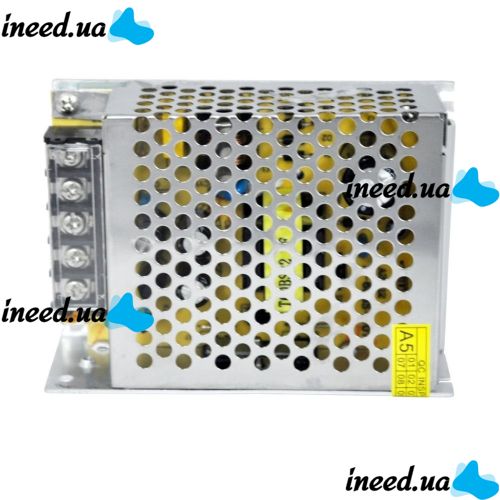 Универсальный блок питания адаптер 12V 3.5A 42W Brille S-42-12 Metall для SMD светодиодных лент мониторов и