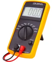 Universal Digital Multimeter Digital CM 9601A, High-precision Tester Capacitance and Capacitor Meter DT-9601A with Tilt Display and Support