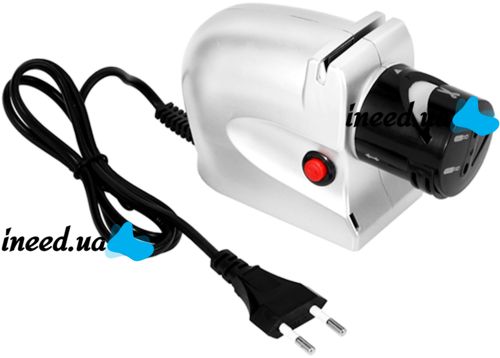 Електрична точилка для ножів і кухонних ножиць від мережі Electric Knife Sharpener 2 в 1 провідний верстат точило інструмент для заточування лез 220V