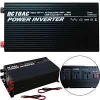 Автомобильный инвертор UN-3063 9000W 12V-220V, Авто преобразователь напряжения тока от прикуривателя и аккумулятора 12В 9000В с защитой от перегрева
