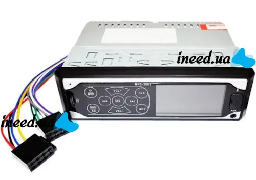 Автомобильная магнитола ISO Pioneer MP3-3883 автомагнитола с сенсорными кнопками
