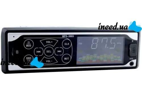 Автомобильная магнитола ISO Pioneer MP3-3883 автомагнитола с сенсорными кнопками