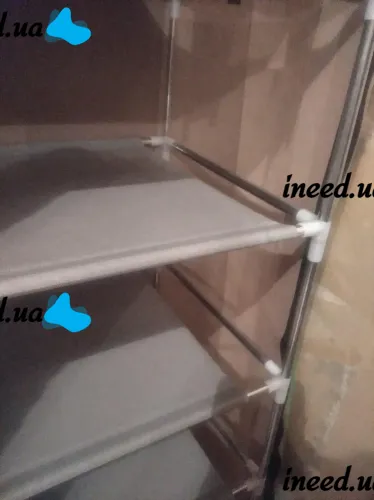 Folding Fabric Shelf Shoe Storage Cabinet Shoe Cabinet A-5 90x56x27 cm 4 Shelves, Dust-proof Shelf Organizer Frame 5556 HCX 7688