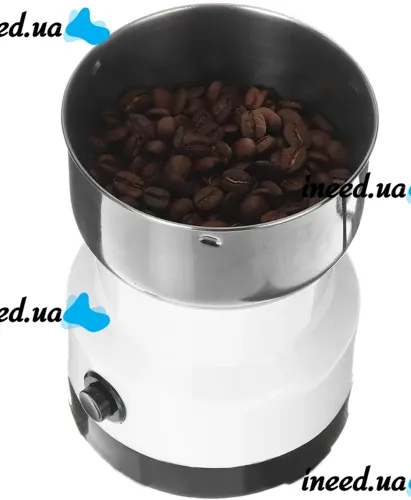 Domotec MS-1106 electric coffee grinder for grinding coffee, nuts, dry beans and cereals, Domotec MS1106 grinder from the White network