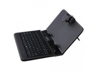 Чехол клавиатура для ПК планшета 7 Rus Black Mini и Micro Usb, чехол для планшета ПК "7"