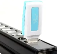 Активный USB хаб Digital YK-185 Black на 10 портов с активной зарядкой, Разветвитель с блоком питания Юсб Hub с 10 выходами для компьютера Черный
