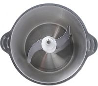 Электрический измельчитель мясорубка Молния Rainberg RB-2202 1200W с чашей 2л, Кухонный блендер комбайн 4 ножа BT-7019 из нержавеющей стали Зеленый