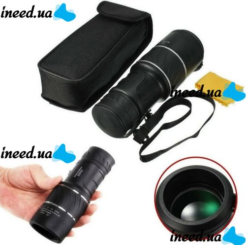 Powerful monocular Bushnell Monocle 66M/8000M 16x52 with Case 16x Magnification