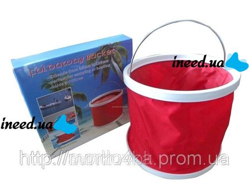 Складное ведро для воды Folding Bucket на 11л