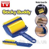 Щетка для чистки одежды ковра Sticky Buddy Стики Бадди липкий валик
