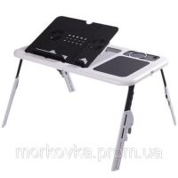 Подставка столик для ноутбука E-Table LD 09 2мя USB кулерами, Етейбл, Е тейбл