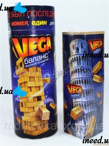 Настольная игра Vega Башня Дженга Jenga