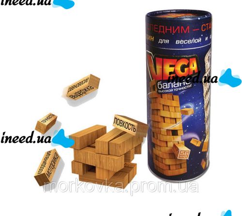 Настольная игра Vega Башня Дженга Jenga