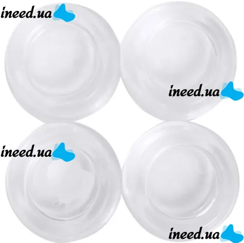 Anti-vibration Stands 4 Pieces Anti Vibration Bumper Firm A-69 for Washing Machine Anti-slip Supports for Furniture Appliances AND815 Transparent