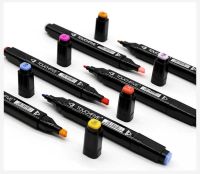 Touch Raven TR-60 Colors Professional set of double-sided sketch Markers for alcohol-based drawing, markers 60 pcs
