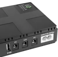 Источник бесперебойного питания ИБП UPS DC1018P для WI-Fi роутера 5V 9V 12V Power Bank 10400 mAh, бесперебойник 18W для модема коммутаторов и камер
