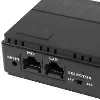 Источник бесперебойного питания ИБП UPS DC1018P для WI-Fi роутера 5V 9V 12V Power Bank 10400 mAh, бесперебойник 18W для модема коммутаторов и камер