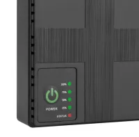 Источник бесперебойного питания ИБП UPS DC1018P для WI-Fi роутера 5V 9V 12V Power Bank 10400 mAh, бесперебойник 18W для модема коммутаторов и камер