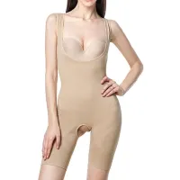 Профессиональное корректирующее белье Комбидресс Slim Shapewear женский утягивающий для похудения и коррекции фигуры с бретельками S/M L/XL XXL/XXXL