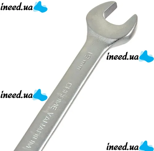 Комплект гаечных комбинированных ключей с трещоткой INGCO HKSPA1088-I 8mm-19mm 8 шт, Набор двухсторонних инструментов рожково-накладных 8 предметов