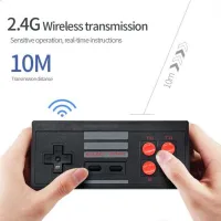 Игровая приставка 8bit U-BOX EXTREME Mini Game Box AHH-07 620 игр с 2 беспроводными джойстиками Портативная консоль 8 бит с встроенными играми D600