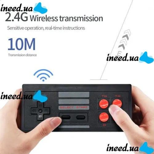 Игровая приставка 8bit U-BOX EXTREME Mini Game Box AHH-07 620 игр с 2 беспроводными джойстиками Портативная консоль 8 бит с встроенными играми D600