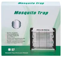 Електрична Світлодіодна лампа пастка Mosquito Trap KF-6006 6w для комах, Пастка знищувач комарів і мух Kill Pest 6Вт від мережі Біла