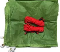 Travel Waterproof Awning MHZ NF-00008365 Green 3x3 m from rain and sun, Camping Tent with Silicone coating in a Green cover