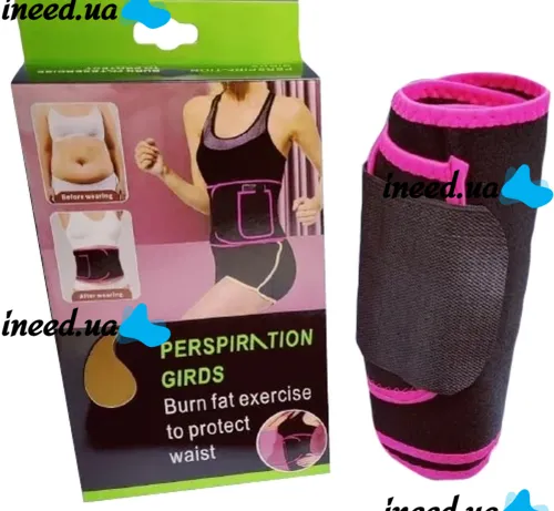 Неопреновый пояс сауна Perspirntion Girds для похудения живота и боков с кармашком для телефона, Утягивающий корсет для спины и занятий спортом
