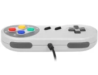 Портативная игровая ретро приставка Dendy 620 игр Денди 8 Bit Super Mini SFC, Детская консоль 8 бит с двумя джойстиками и встроенными играми Серая