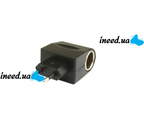 Адаптер c 12v на 220v Car charge switch переходник сеть - прикуриватель