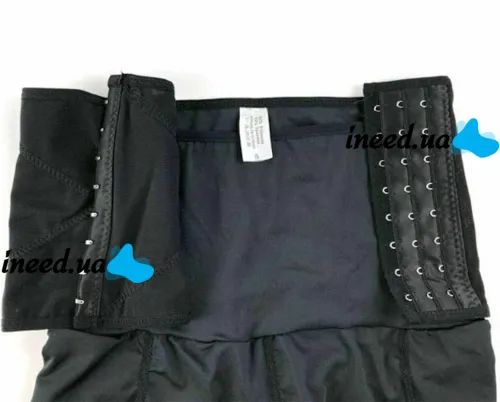 Корректирующие трусики-шорты Body Hip Pants для увеличения ягодиц с завышенной высокой талией и эффектом пуш-ап, утягивающие для бедер Черные