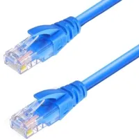 Высокоскоростной сетевой LAN кабель патч корд UTP Cat5e 25 метров RJ-45 для подключения к компьютеру интернета, Коммутационный ethernet шнур Синий