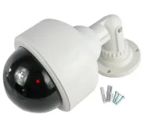 Универсальная камера видеонаблюдения обманка муляж Camera Abtech Dummy 2000 с датчиком движения, Камера-обманка с мигающим светодиодом на батарейках