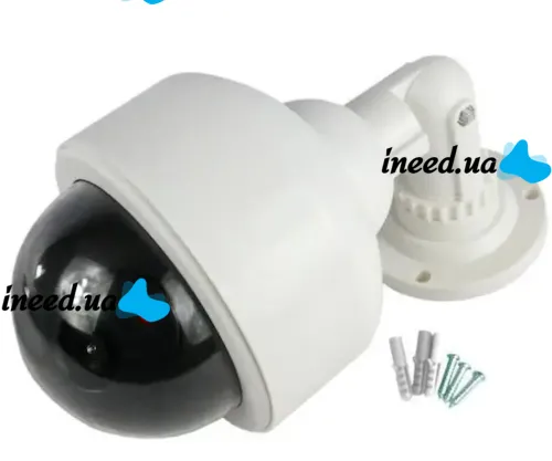 Универсальная камера видеонаблюдения обманка муляж Camera Abtech Dummy 2000 с датчиком движения, Камера-обманка с мигающим светодиодом на батарейках
