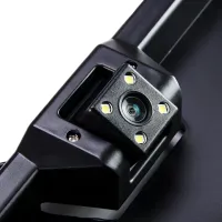 Цветная камера заднего вида в рамке номерного знака SmartTech A58 JX9488A с подсветкой 4LED Держатель рамка для номера с камерой, Авторамка Черная